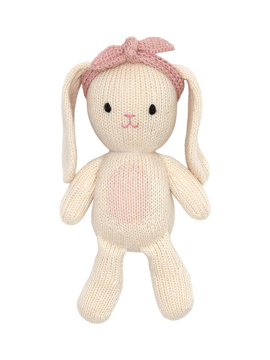 Tuntun baby bunny girl 8" light pink