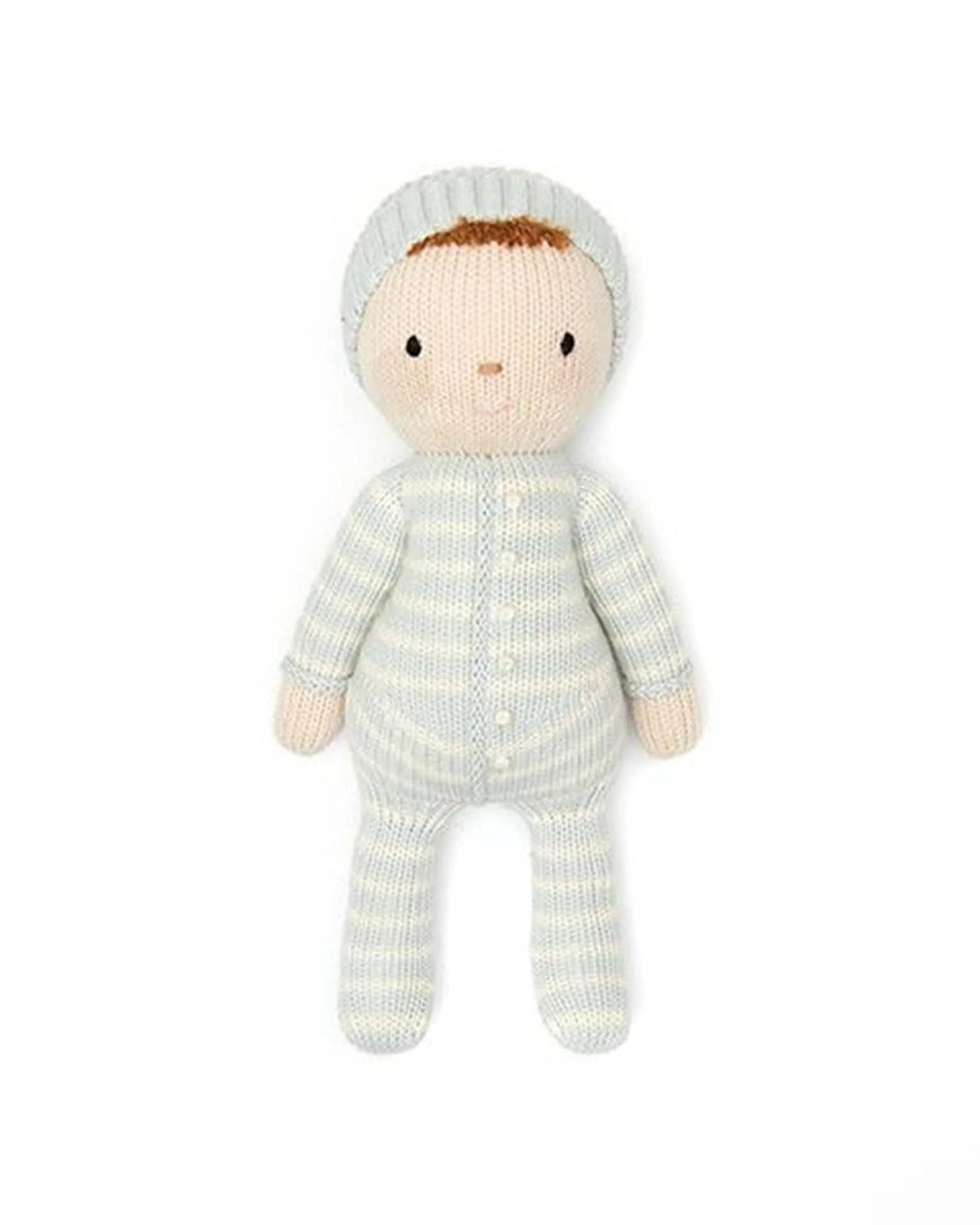 Tuntun Baby Liam 11" sky blue & natural