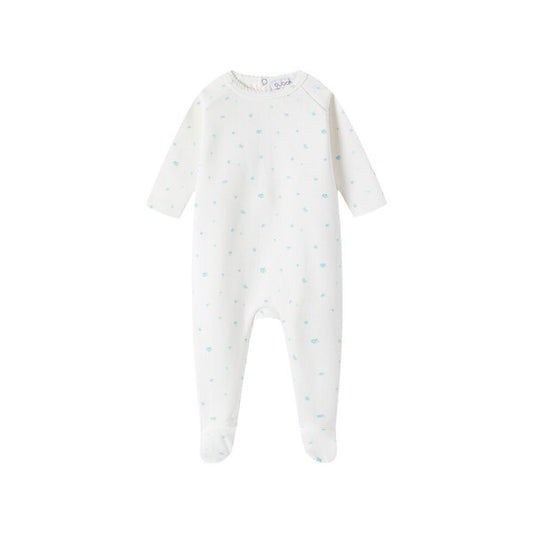Rose Floral Footie & Hat