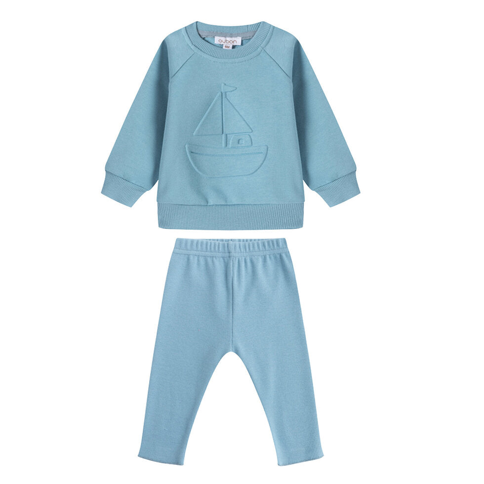 Sail Boat Long Sleeve Sweat Set