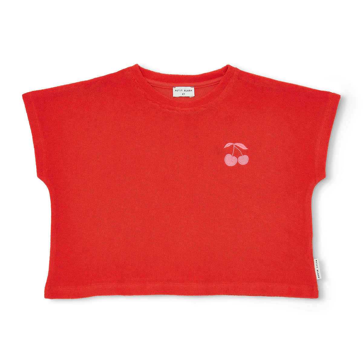 Petit Blush Towel Top Cherry