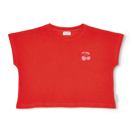 Petit Blush Towel Top Cherry