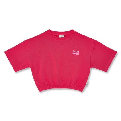 Petit Blush T-Shirt Elastic Waist