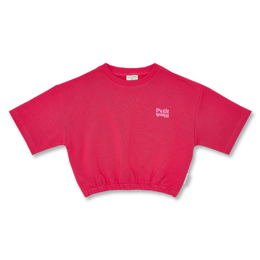 Petit Blush T-Shirt Elastic Waist