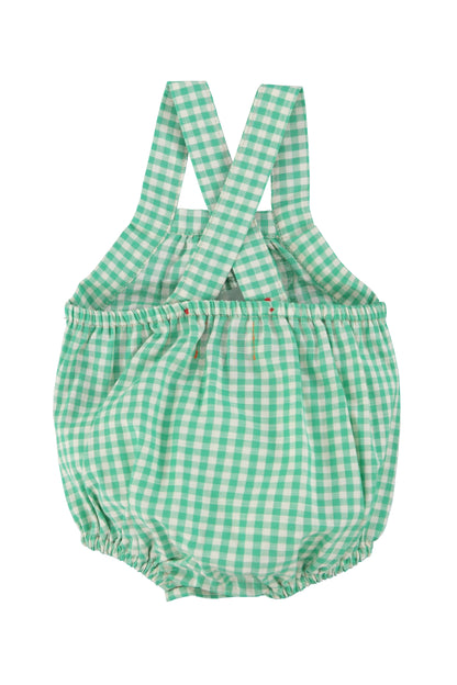 Checkered Baby Romper