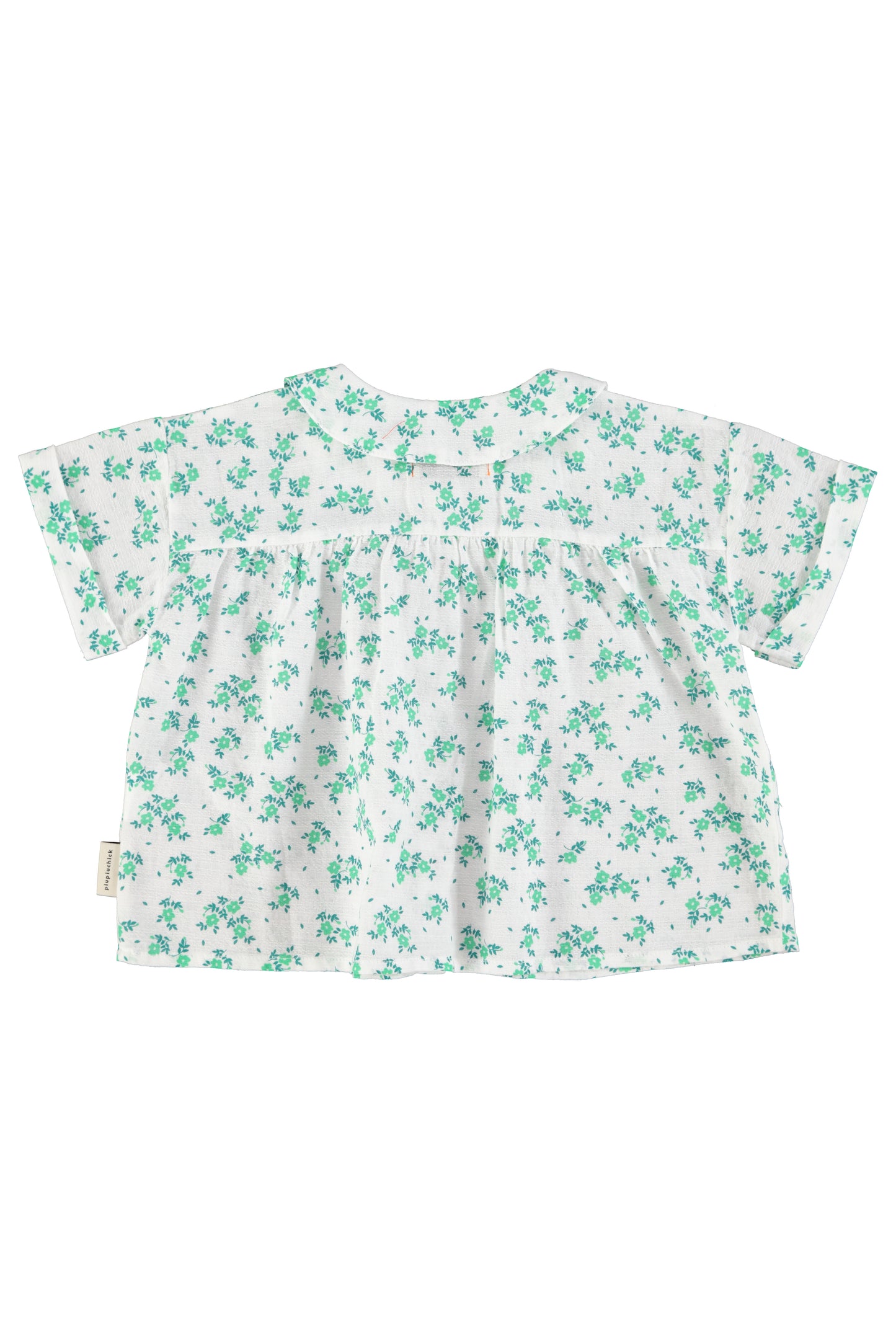 Flowers Allover Peter Pan Collar shirt