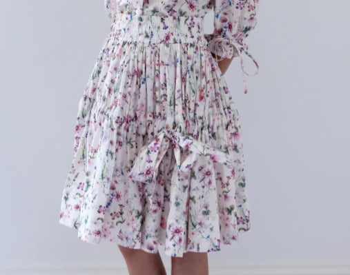 Steph Voile Whispy Floral Print Set