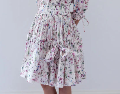 Steph Voile Whispy Floral Print Set