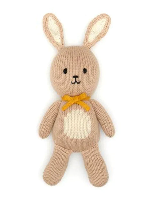 Tuntun baby bunny boy 8" Beige & YelloW