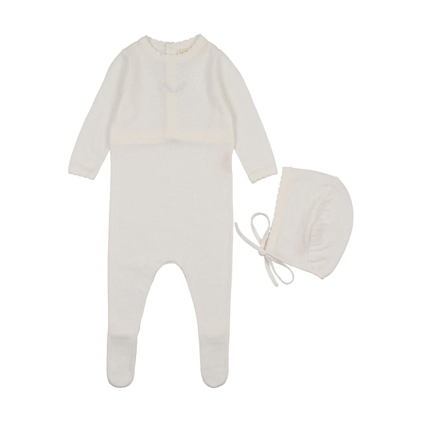 Peluche Signature Knit Footie & Beanie