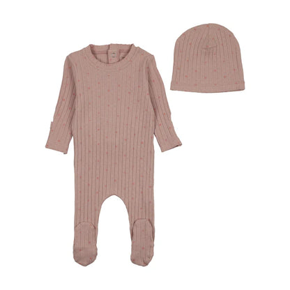B&D Stars and Dots Footie & Beanie
