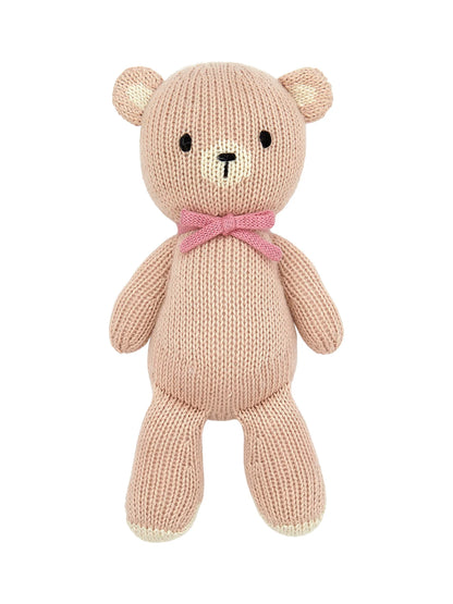 Tuntun the baby bear 8.5" Light pink & dusty