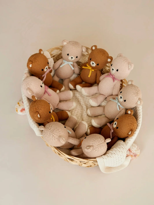 Tuntun the baby bear 8.5" Light pink & dusty
