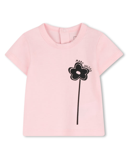 Little Marc Jacobs Flower Print Top & Legging Set W60818