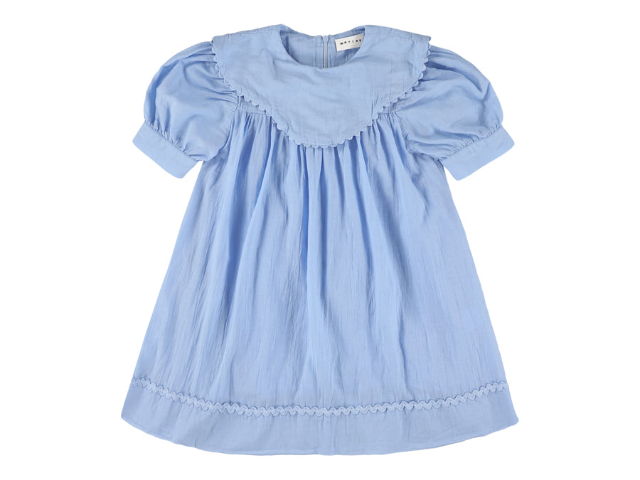 Xara Long Girlsdress with short sleeves