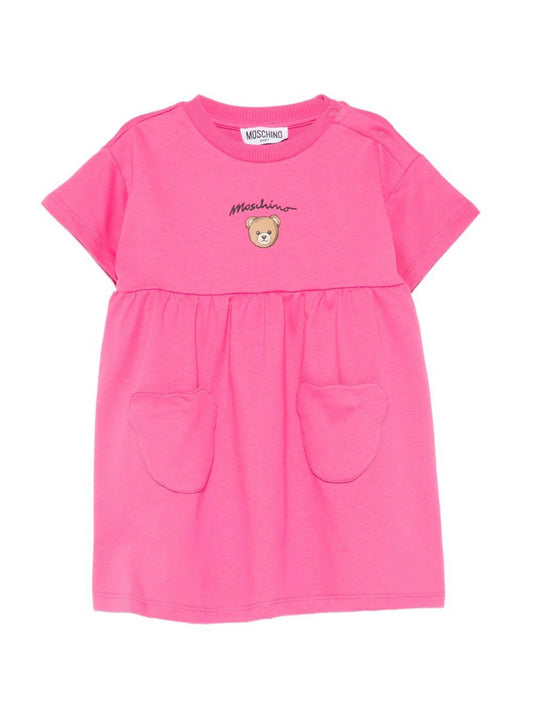 Moschino High Waist Dress With Bear Logo MDV0DG