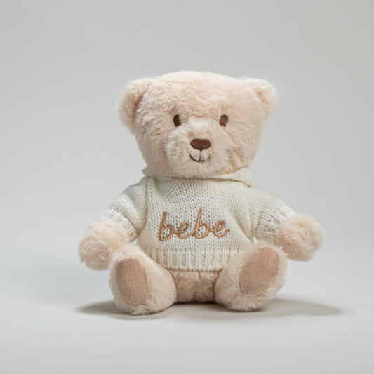 Teddy Bear with Hooded Sweater - Beige