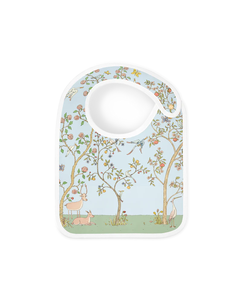 Atelier Choux Satin Bib - Bloom Blue
