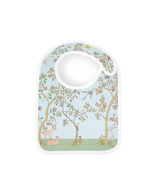 Atelier Choux Satin Bib - Bloom Blue