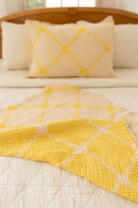 New Grain Layered Gauze Blanket - Butter