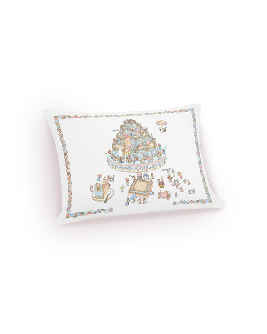 Atelier Choux Satin Cushion - Cake