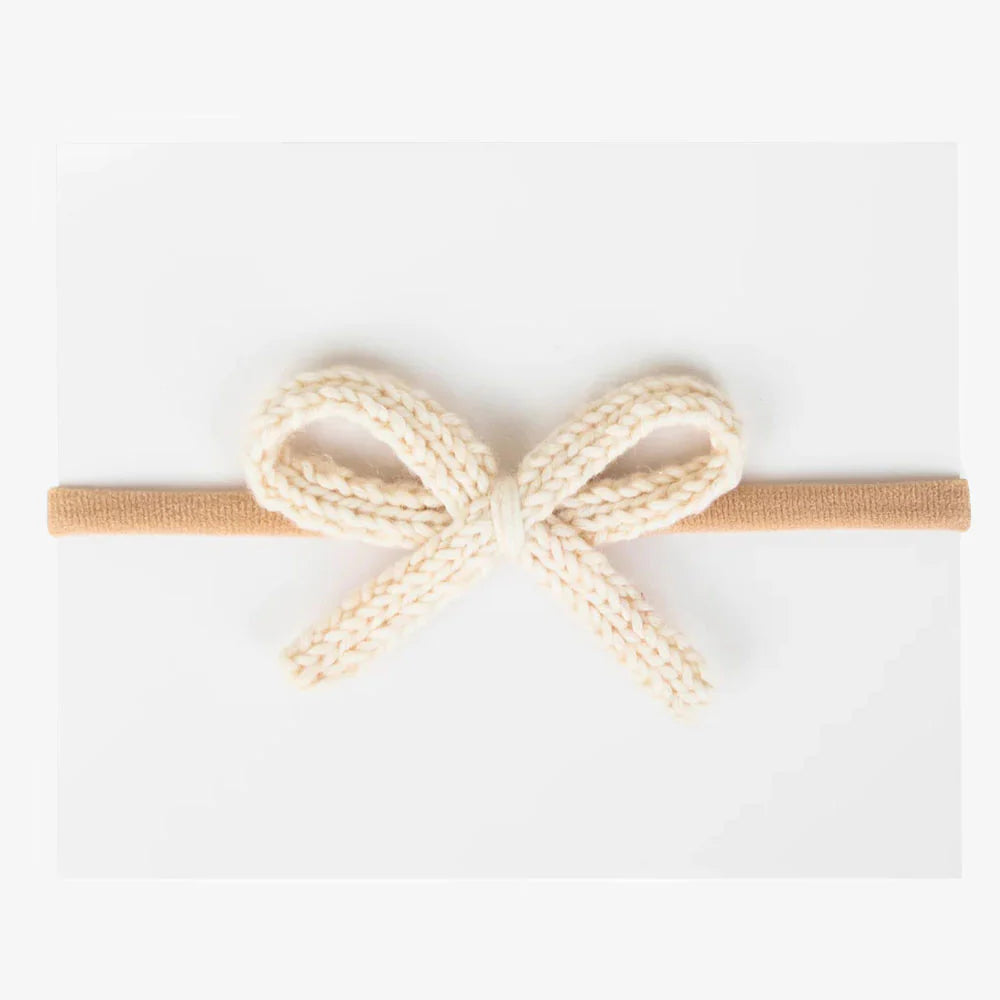 Adora Crochet Mini Headband - Ivory 