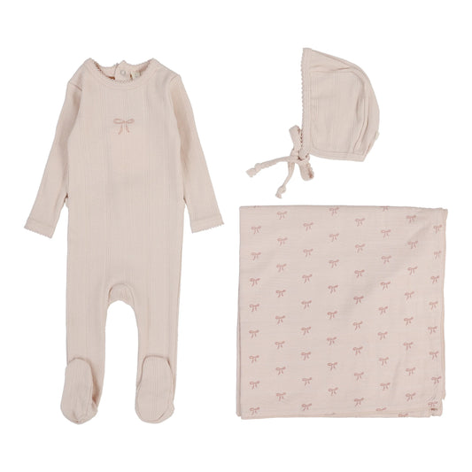 Lillete Pointelle Graphic Layette Set