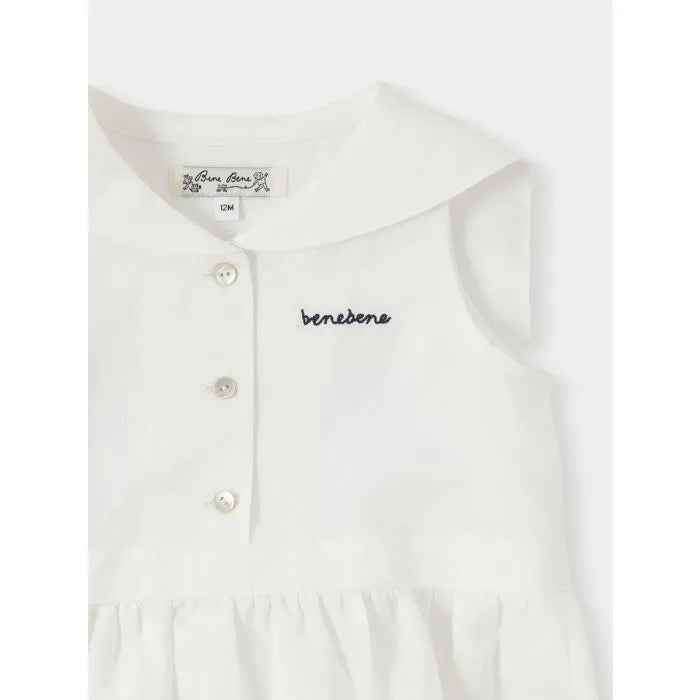 Bene Bene Baby Marine Linen Romper