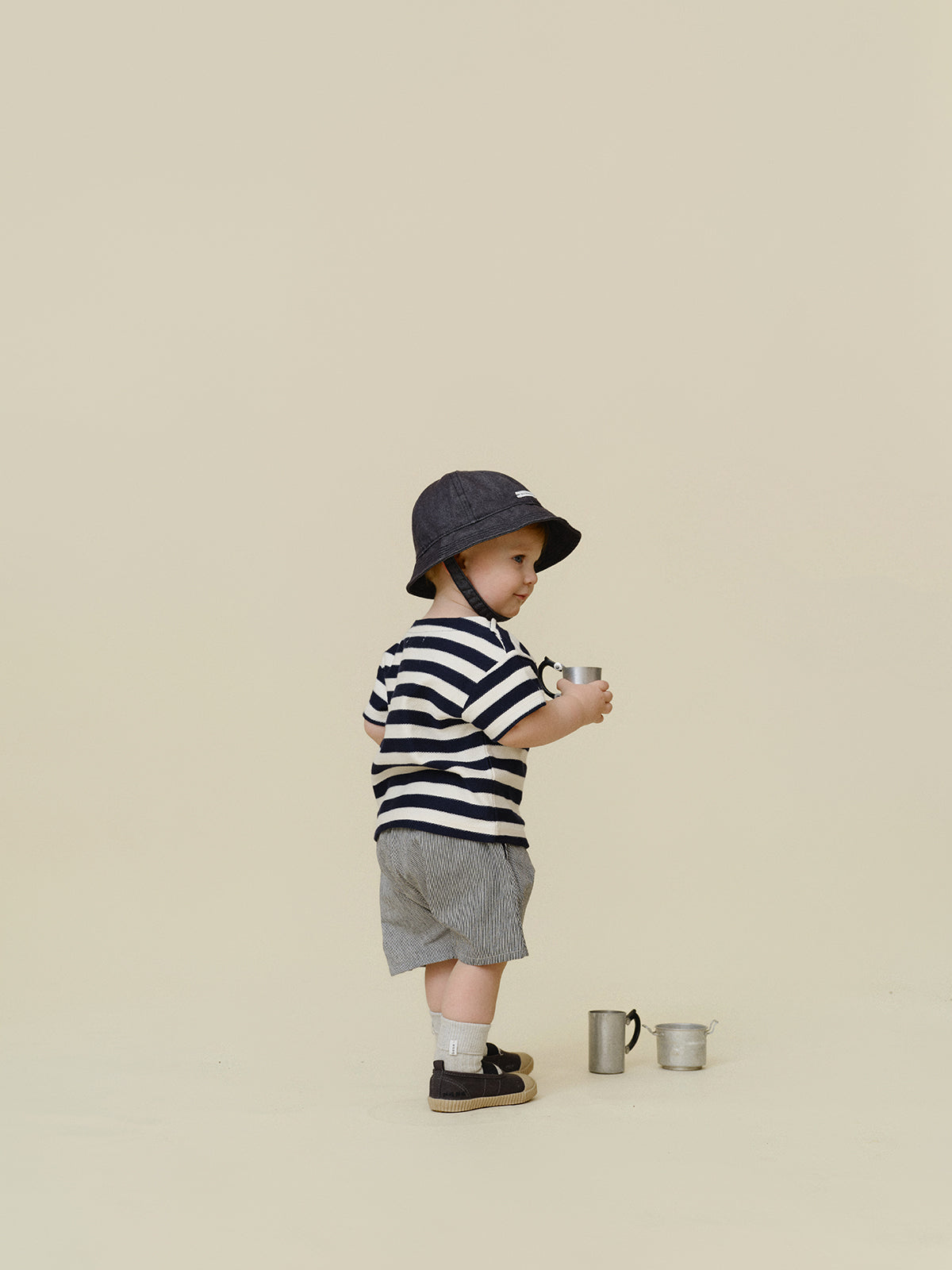 Bene Bene Baby Marine Button T-Shirt