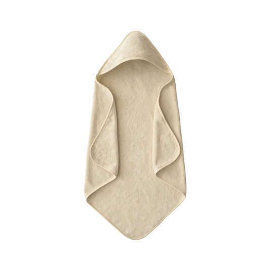 Organic Cotton Baby Hooded Towel - Fog