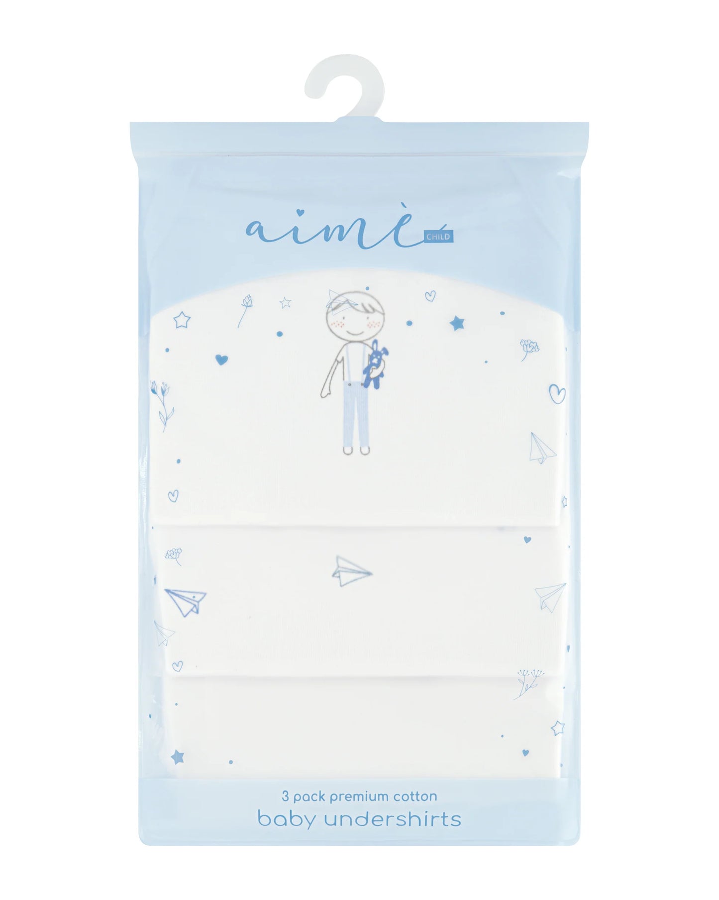 Aime Child Sleeveless Undershirt 3PK