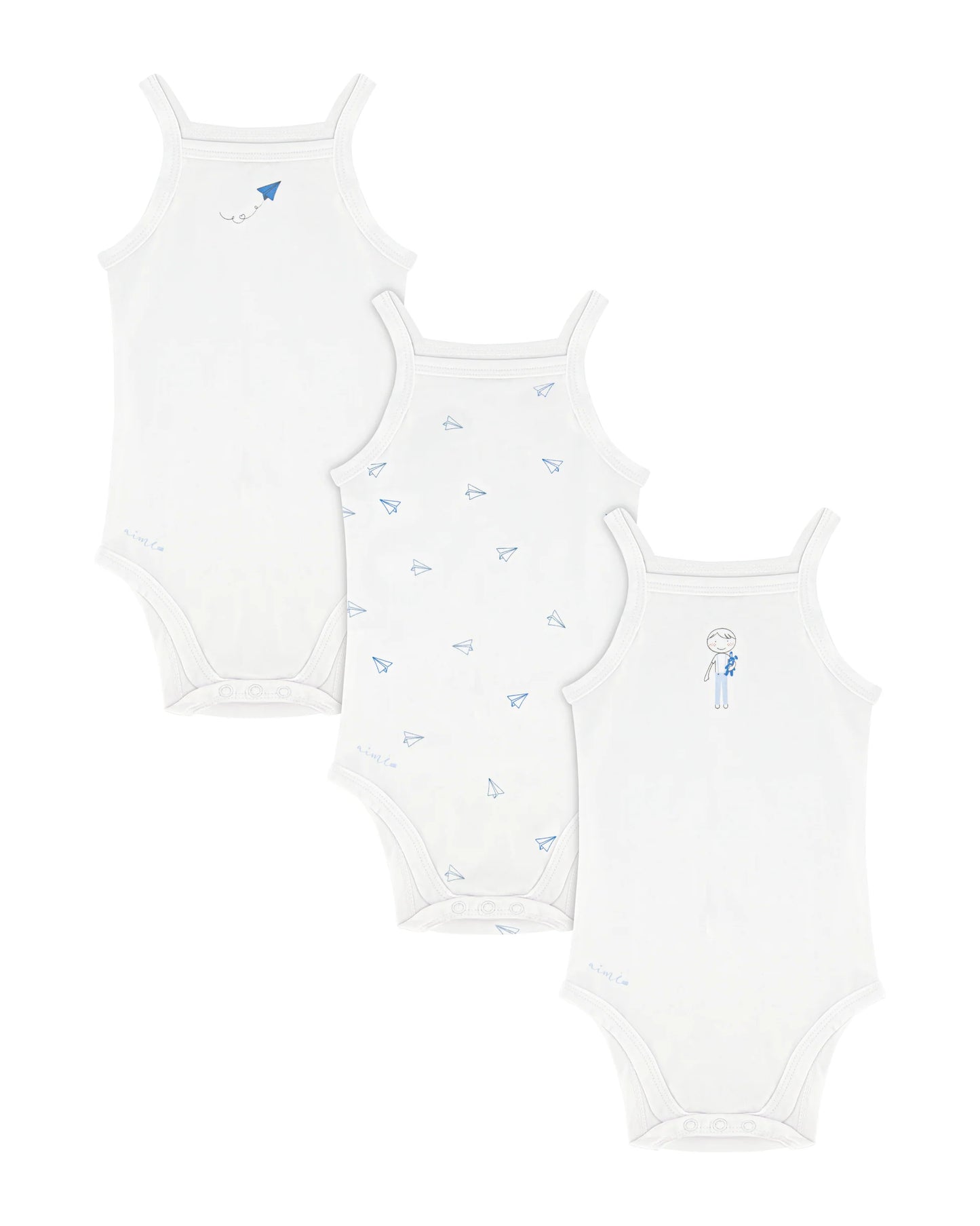 Aime Child Sleeveless Undershirt 3PK