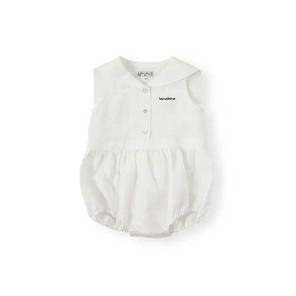 Bene Bene Baby Marine Linen Romper