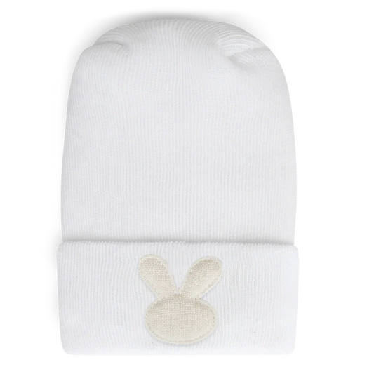 Adora Hospital Hat - Linen Ivory Bunny
