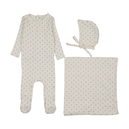 Lillete Floret Print Layette Set