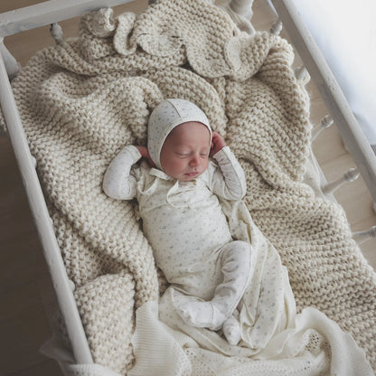 Lillete Printed Wrapover Layette Set