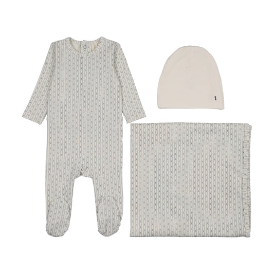 Lillete Gem Stripe Layette Set