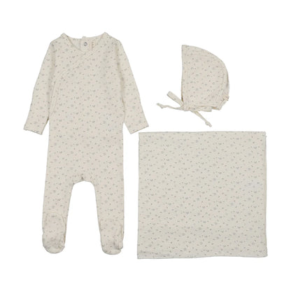 Lillete Printed Wrapover Layette Set