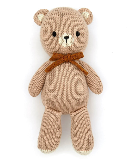 Tuntun the baby bear 8.5" beige & tabacco