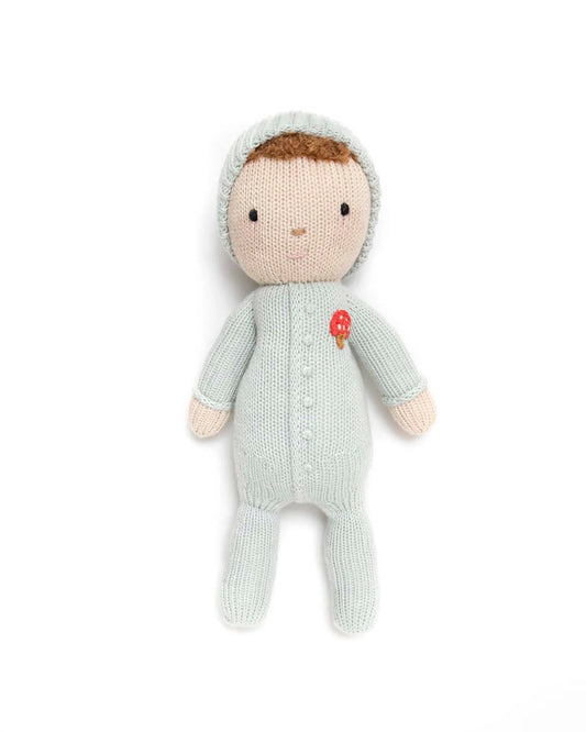 Tuntun Baby Liam doll 11" light blue