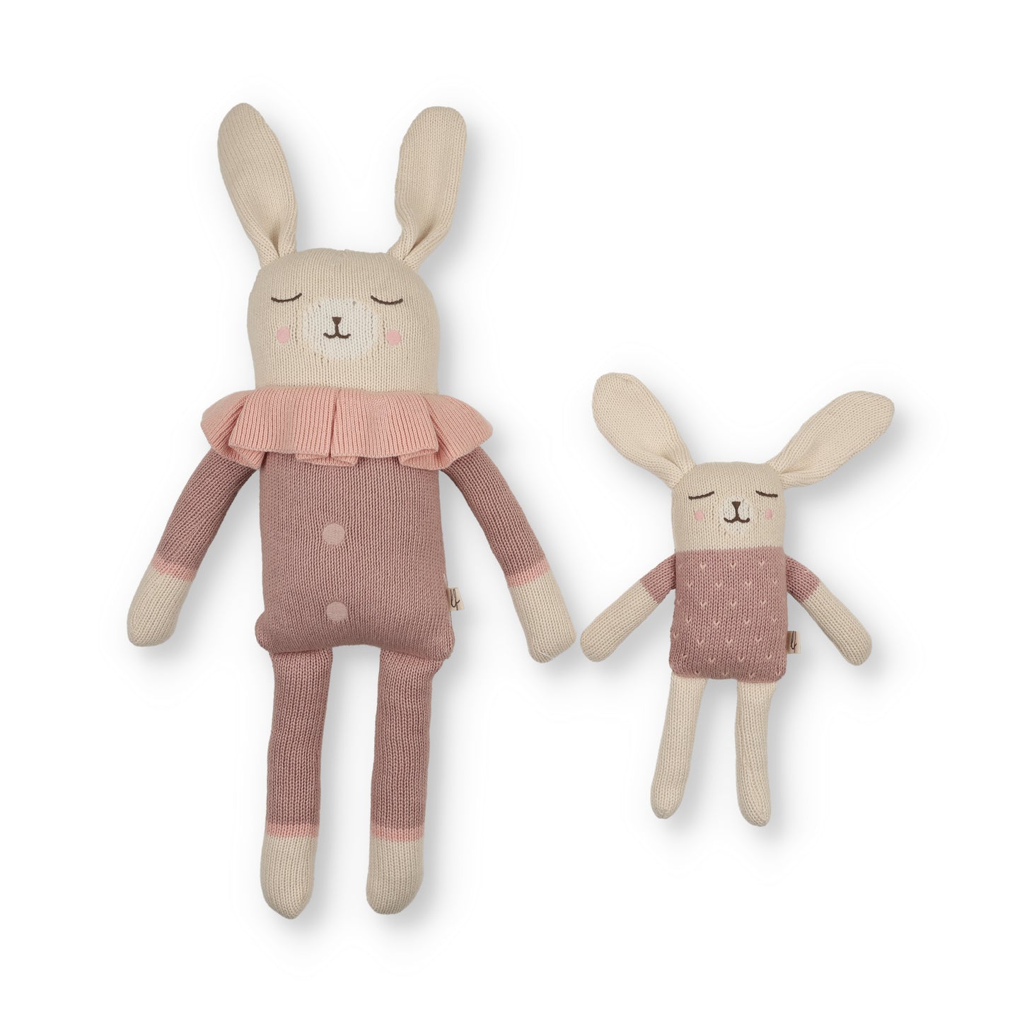 Girls Small Knitted Doll - pink