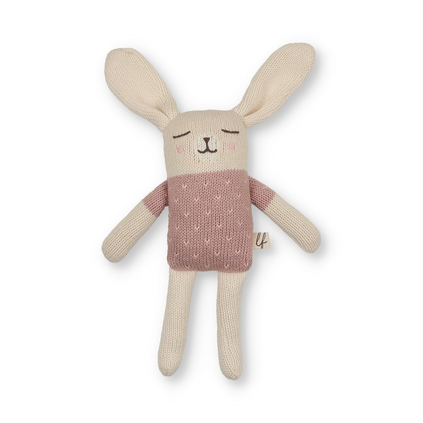 Girls Small Knitted Doll - pink