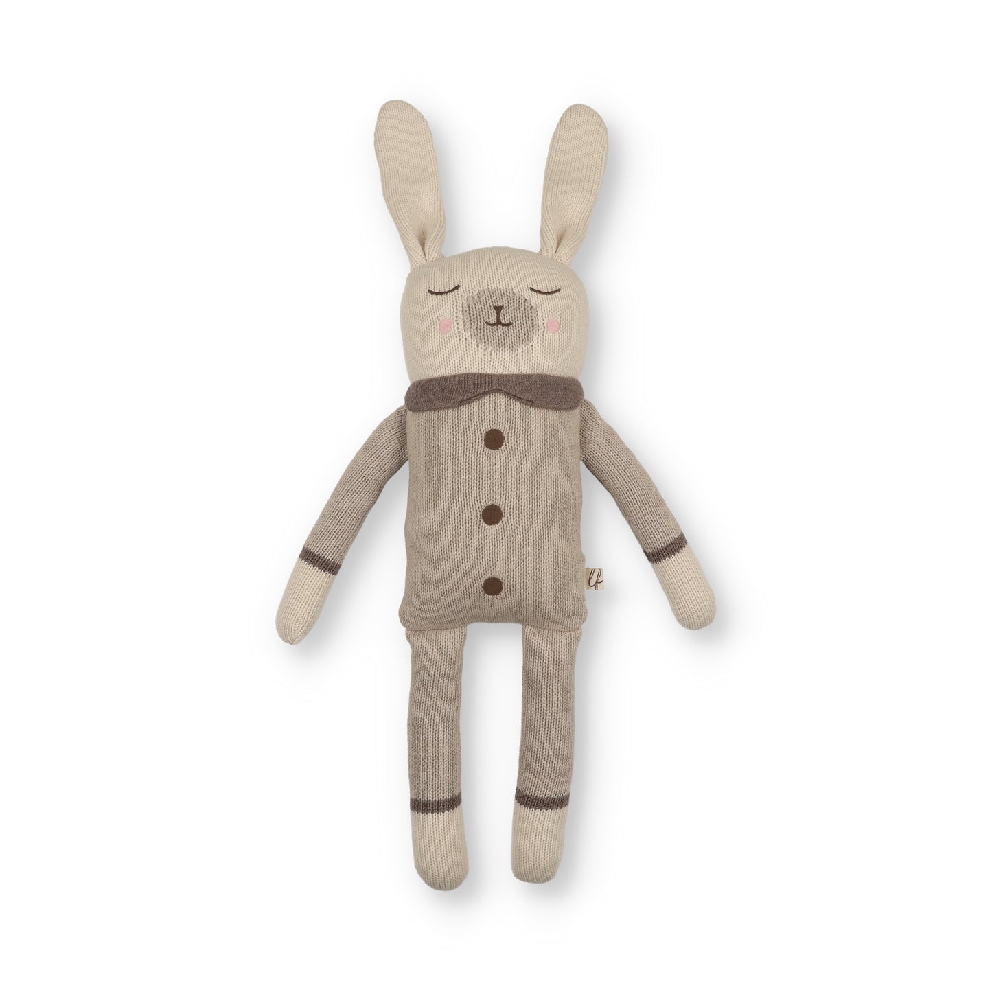 Boys Large Knitted Doll - Oatmeal
