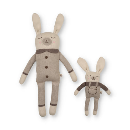Boys Large Knitted Doll - Oatmeal