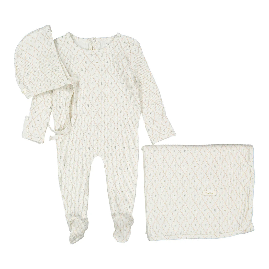 Fairytale Romper Bonnet & Blanket Set