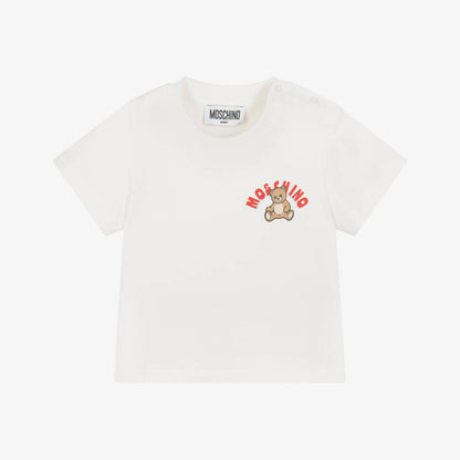 Moschino Tshirt W Bear Logo on chest MZM047