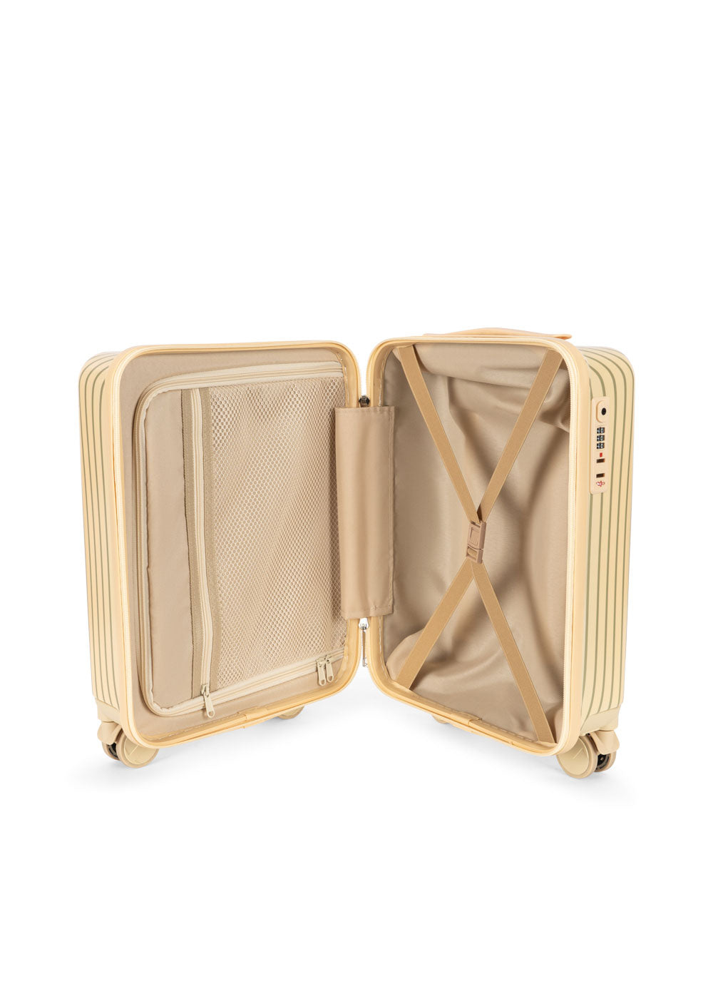 Travel Suitcase - Tea Stripe