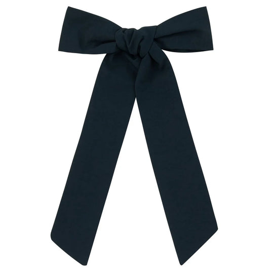 Le enfant Taffetta oversized bows - Navy