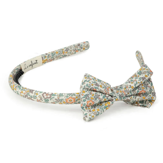 Le Enfant Dainty floral bow hairband