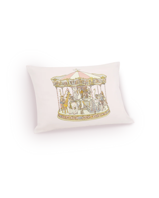 Atelier Choux Satin Cushion - Carousel Pink